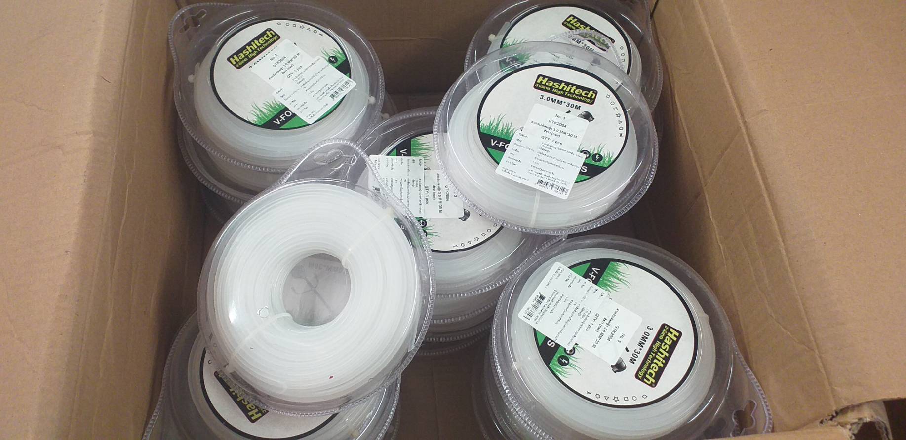 สายเอ็นตัดหญ้า3.0MM*30M สีขาว (กลม) - Image 4