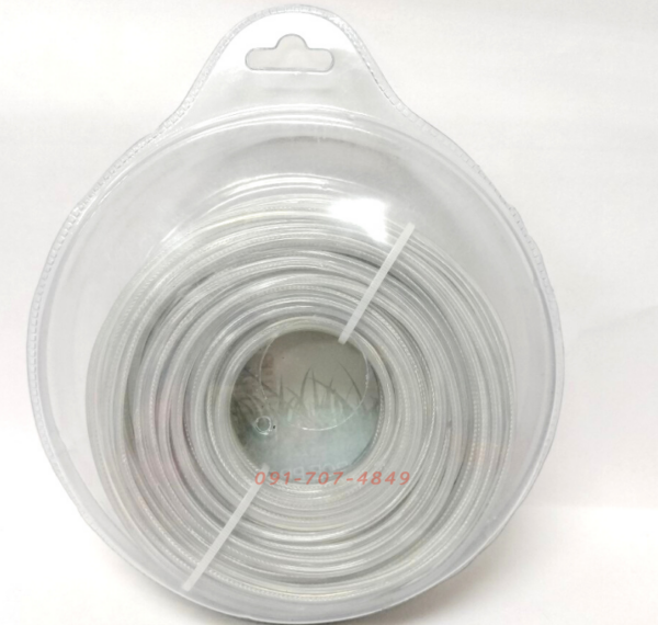 สายเอ็นตัดหญ้าเหลี่ยมมีลวด3mm.30เมตร - Image 3