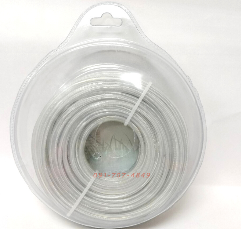 สายเอ็นตัดหญ้าเหลี่ยมมีลวด3mm.30เมตร - Image 3