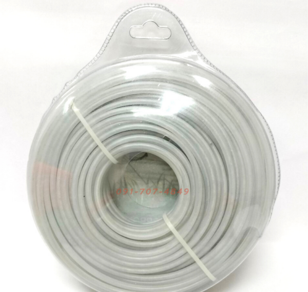 สายเอ็นตัดหญ้า4มิล ยาว30M สีขาว(มีลวด) - Image 2