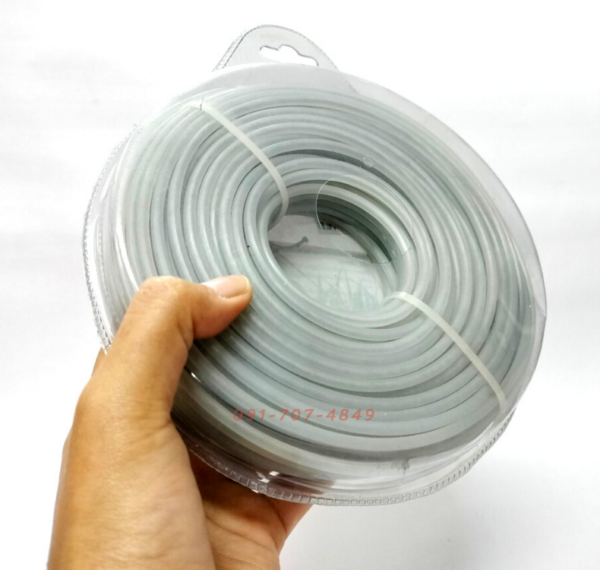 สายเอ็นตัดหญ้า4มิล ยาว30M สีขาว(มีลวด) - Image 4